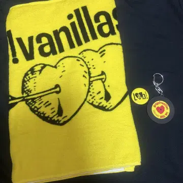 go!go!vanillas Lab 타월 키링 캔배지