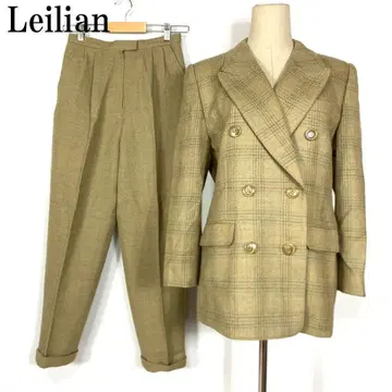 LA3389 Leilian 레리안 팬츠 자켓 셋업 베이지 9