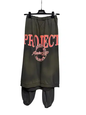 project gr sweatpants sweatshirt black