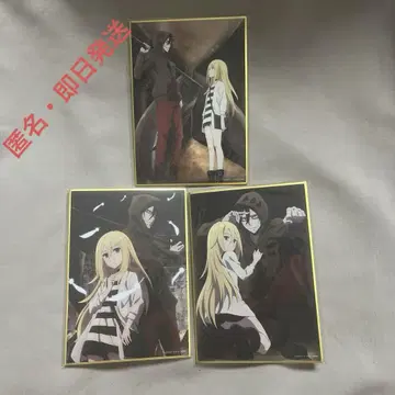 제비뽑기당 살육의 천사 색지 레이첼 & 자크 모래시계 상자 깃털