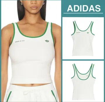 adidas sporty & rich 탱크탑 화이트