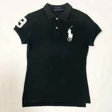 랄프 로렌 빅 포니 THE SKINNY POLO 블랙 여성용 M