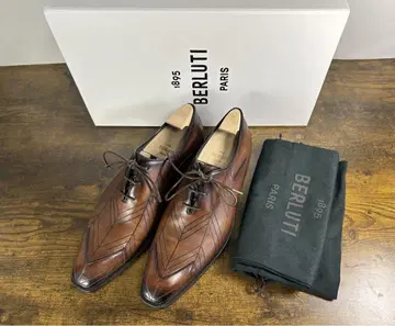 정가 약 50만 엔 Berluti 한정 쉐브론 스티치 데 신발