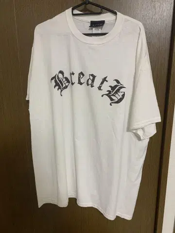 BADHOP 티셔츠 XL BreatH 화이트 HIPHOP