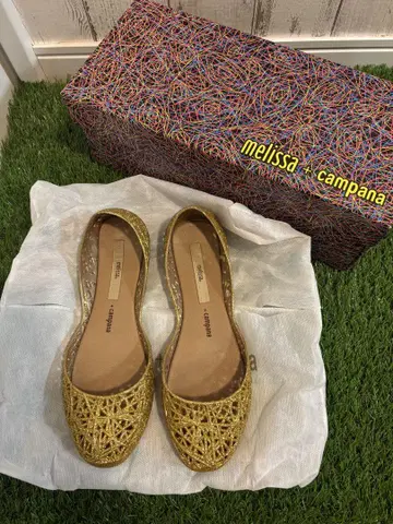 melissa 캄파나 플랫슈즈 새상품급 23cm