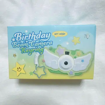 NCT WISH 메가 커피 BIRTHDAY 빔 카메라 키링 새상품