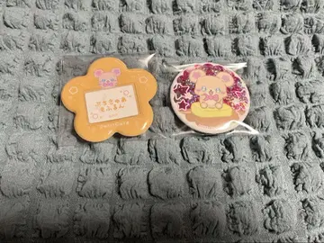 푸치큐아 이름 캔뱃지 홀로그램 캔뱃지 메지루시 액세서리 모후룬