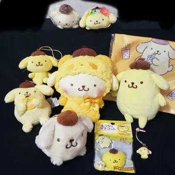 산리오 폼폼푸딩 봉제 인형 마스코트 굿즈 묶음 판매