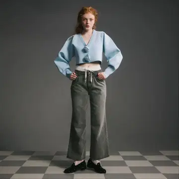 JULIET DOUBLE WAIST DENIM bibiy.