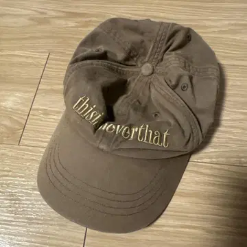 thisisneverthat 브라운 야구 모자