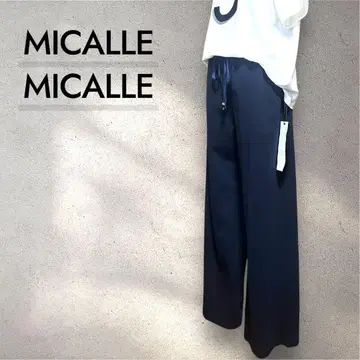 미사용 새상품 MICALLEMICALLE 네이비 조거 팬츠