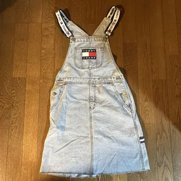 TOMMY JEANS 데님 오버롤 살로펫