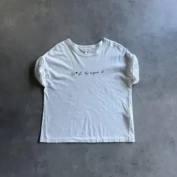 To b. by agnes b. 로고 프린트 티셔츠 tee 구제 의류
