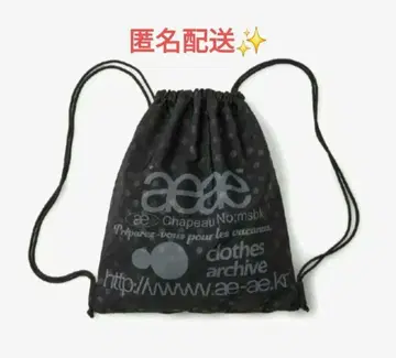 aeae 냅색 도트 블랙 짐색