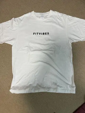 FITVIBES 화이트 T셔츠 XL