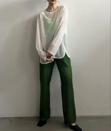 Ameri 아메리 SHEER KNIT BASIC PANTS 니트 팬츠