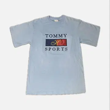TOMMY SPORTS 스카이블루 부트 자수 로고 usa 제작