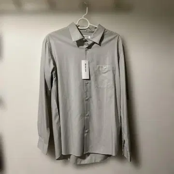 GLOBAL WORK 그레이 긴팔 버튼 다운 셔츠 S