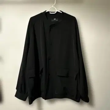 HARE 노카라 자켓 블랙 S