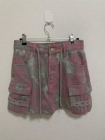 대만 타이다이 디자인 카고 미니 스커트