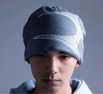helix CRYSTAL LOGO BEANIE gray nubian