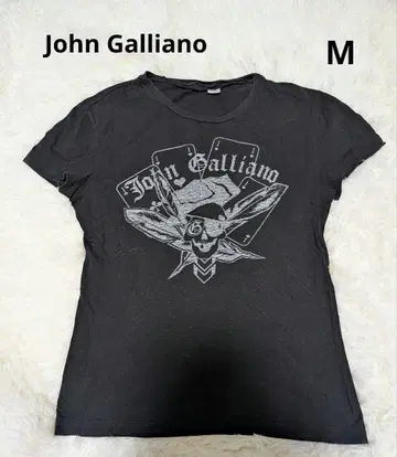 John Galliano/존 갈리아노 남성용 T셔츠 스컬 M 사이즈