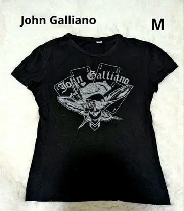 John Galliano/존 갈리아노 남성용 T셔츠 스컬 M 사이즈