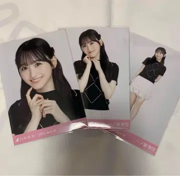 노기자카46 브로마이드 이치노세 미쿠 프릴 미니스커트 컴프 3장