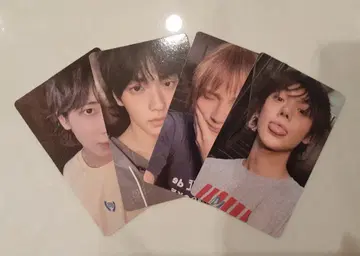TXT afterglow 5 형태 wg 혜택 트레이딩 카드 4장 익명