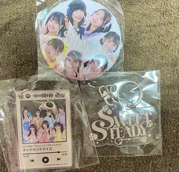 SWEET STEADY 키링 캔뱃지