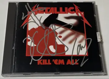 Metallica Kill 'Em All 사인 포함