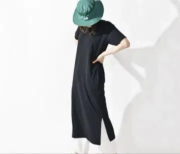 THE NORTH FACE 숏 슬리브 원피스 크루 블랙 M