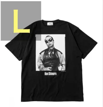시무라 켄 JOURNAL STANDARD 티셔츠 L 사이즈 반팔 블랙