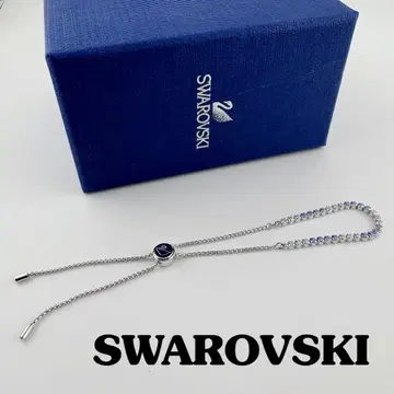 컨디션 최상 SWAROVSKI / 스와로브스키 팔찌 블루 & 크리스탈