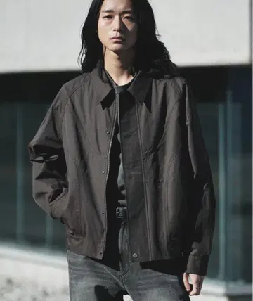 [ WYM ] C/N SHORT CURVED SEAM BLOUSON