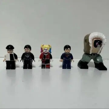 LEGO DC 슈퍼맨 피규어 5체 세트 할리 퀸