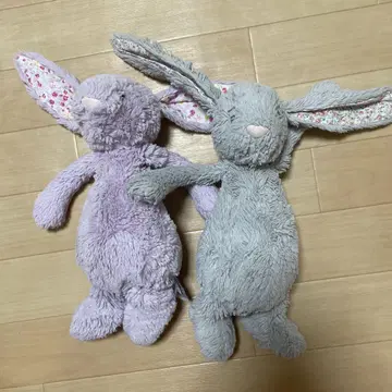 Jellycat 봉제 인형 토끼 2색 세트