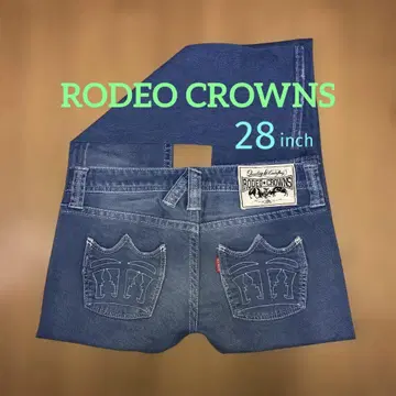 RODEO CROWNS 여성용 데님 팬츠 28인치