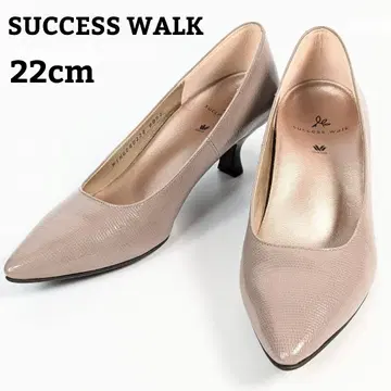 컨디션 최상 석세스워크 5cm 힐 펌프스 22 스틸레토 엠보