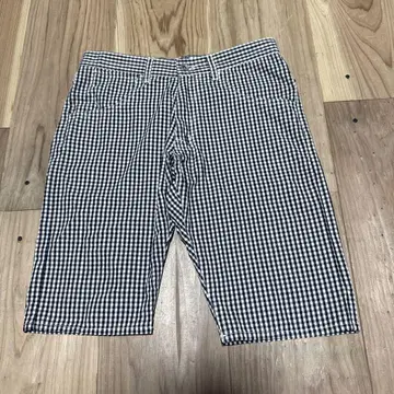 BEAMS PLUS 빔즈플러스 하프 팬츠 마 혼방 깅엄 체크 S