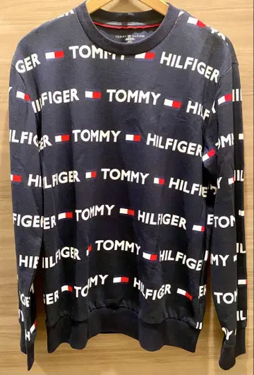 타미힐피거 TOMMY HILFIGER 로고 프린트 트레이닝복
