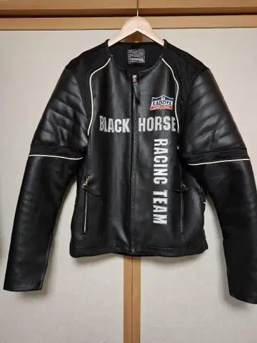 KADOYA BLACK HORSE 메쉬 & 펀칭 가죽 자켓