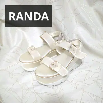 RANDA 화이트 스포츠 샌들 M 23.5cm