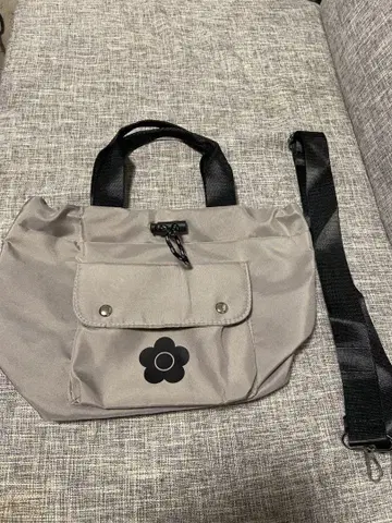 MARY QUANT 미니 숄더백 미니백 파우치 그레이