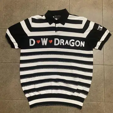 D WDRaGon 스트라이프 피케 셔츠 사이즈 3