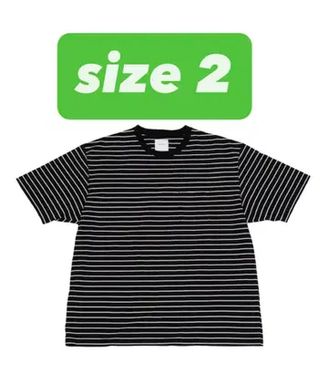 KAJA HIGH GAUGE BORDER POCKET TEE