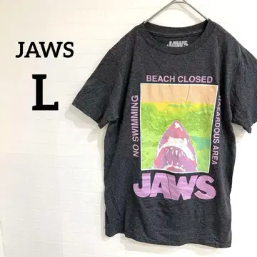 JAWS 죠스 [ L ] 빈티지 티셔츠 다크 그레이