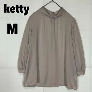 ketty 케티 (M) 하이넥 쉬폰 블라우스 일본제