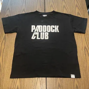 PADDOK CLUB 패독클럽 로고 T셔츠 블랙