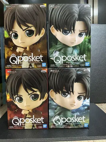 진격의 거인 Qposket 피규어 4체 세트 엘렌 리바이
